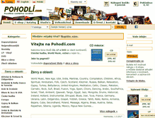 Tablet Screenshot of pohodli.com